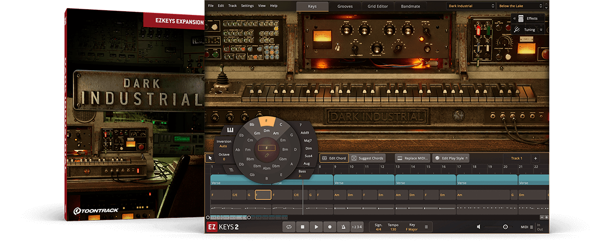 Toontrack EZkeys EKX  - Dark  Industrial